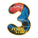 Lightning Mcqueen Number 3 Edible Icing Image